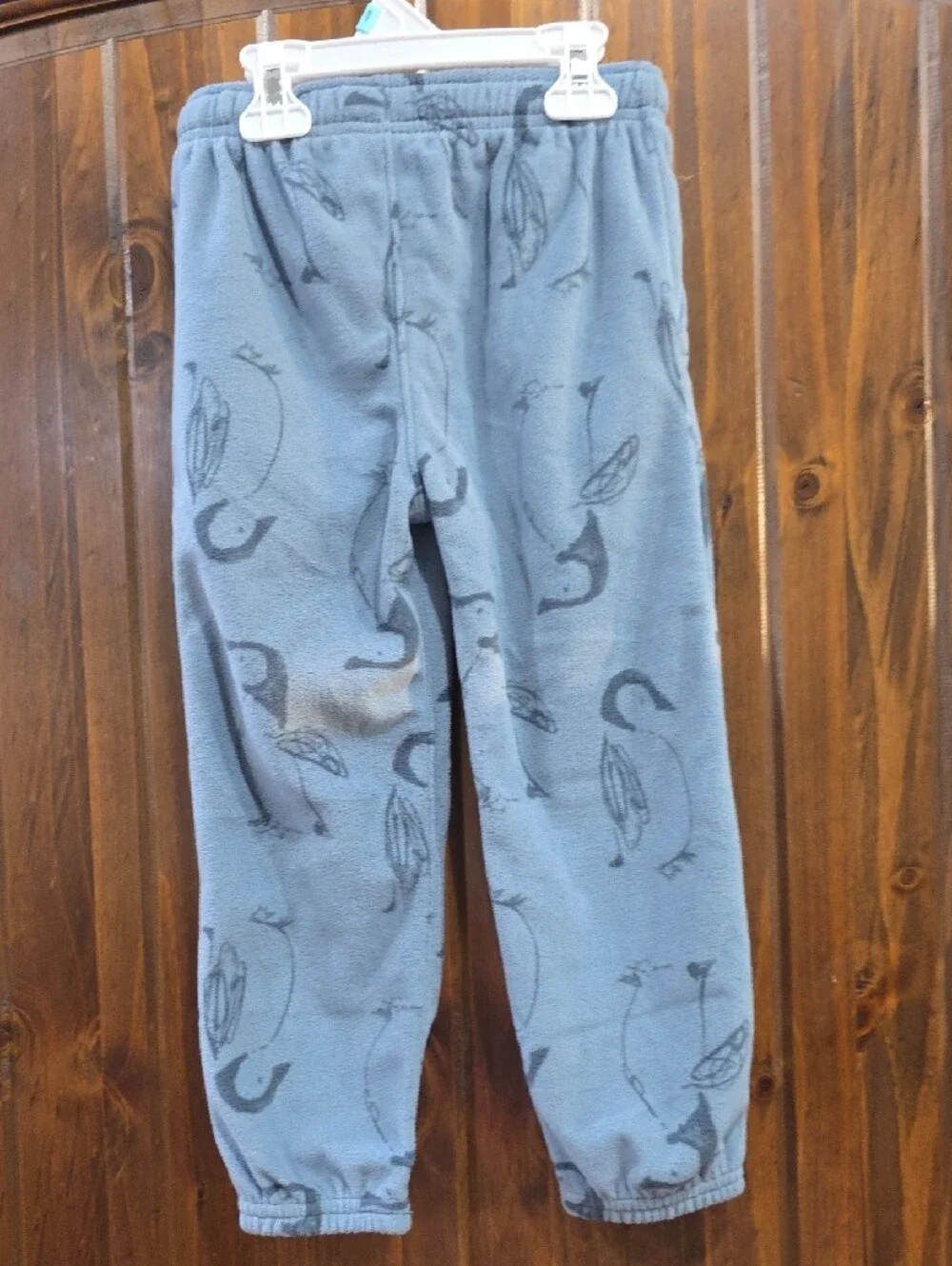 OshKosh B'gosh Light Blue Fleece Joggers with Penguin Print
